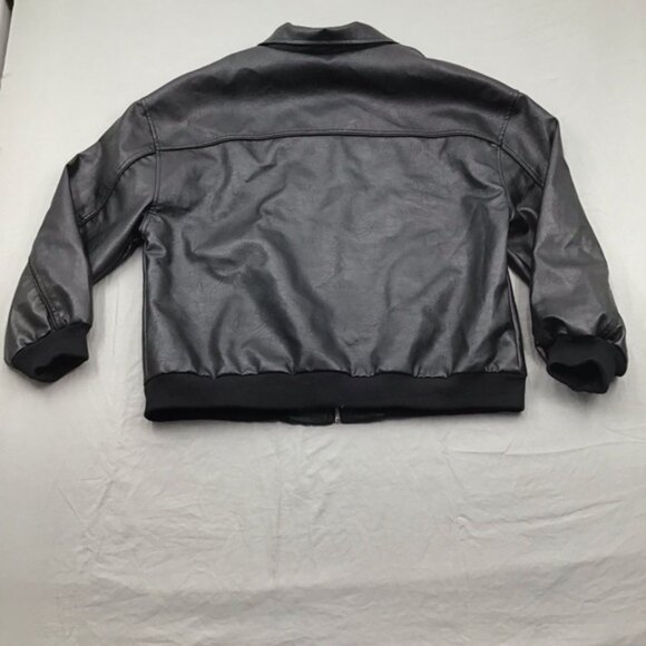 Princess Polly Black Goldsmith Faux LeatherBomber Jacket - Picture 4 of 10